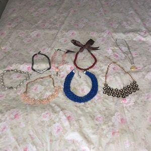 Bundle women’s statement necklace 8 pieces